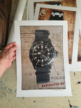 Indlæs billede til gallerivisning Rolex Military Submariner 5513/5517 "Milsub" Blue