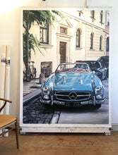 Load image into Gallery viewer, Blue Mercedes
